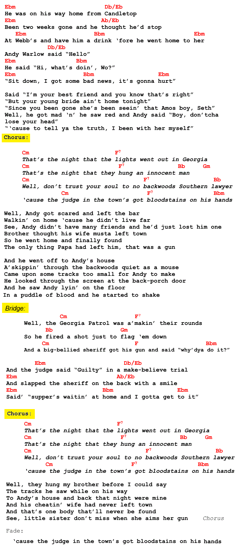 Sheet Music